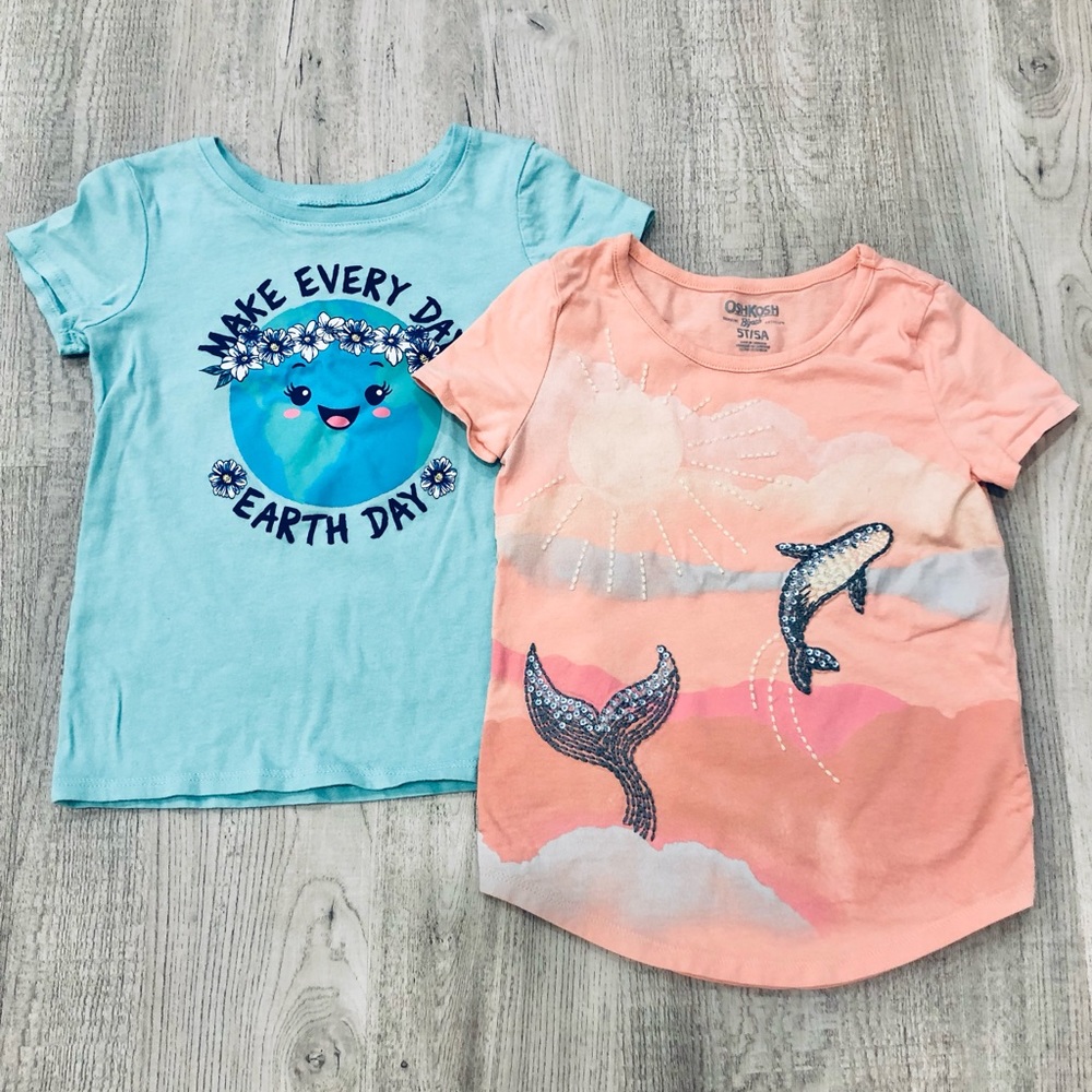 OshKosh & The Childrens Place Girls T-Shirts 5T